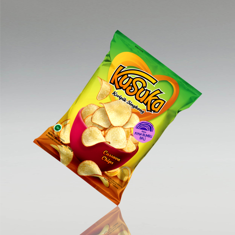Kripik Singkong "Ayam Bumbu Bali", Kusuka, 180g