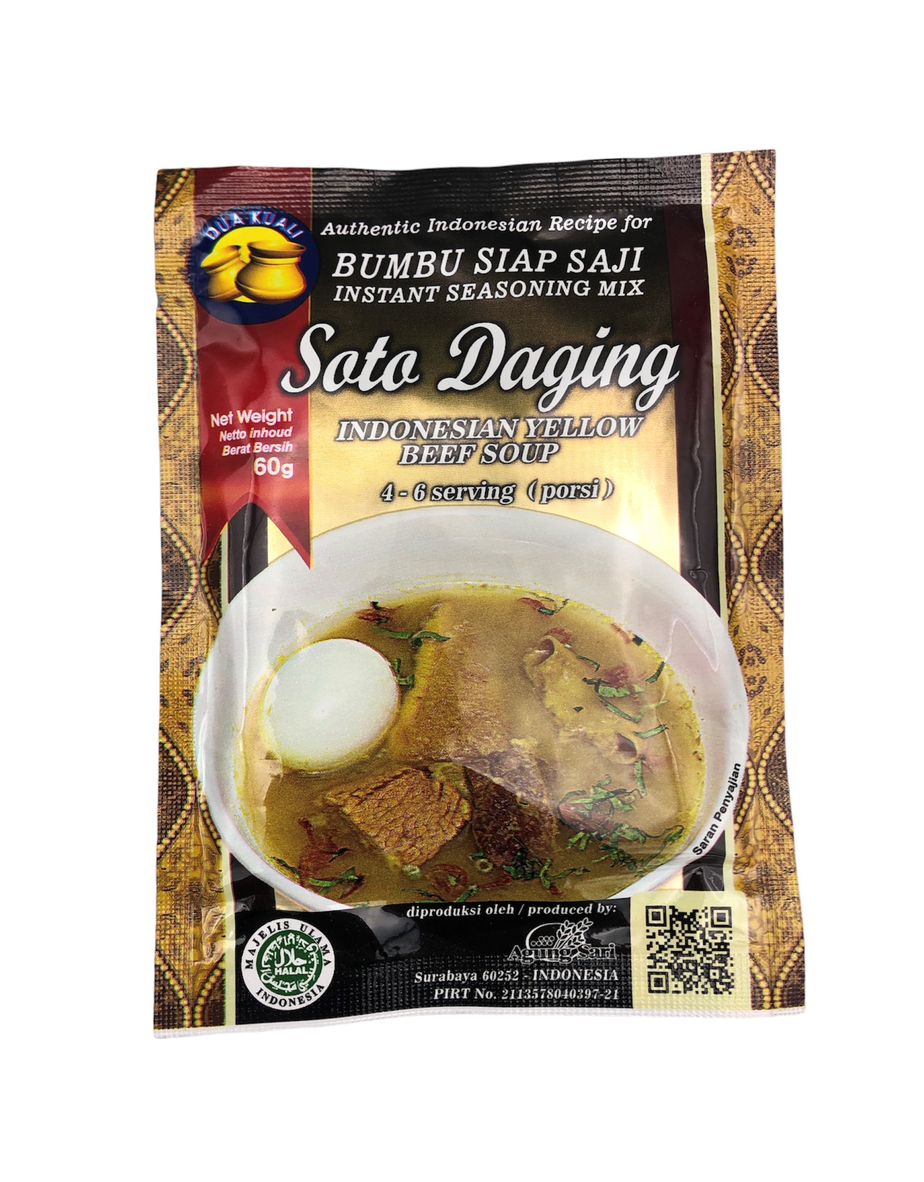 Soto Daging, Dua Kuali, 60g