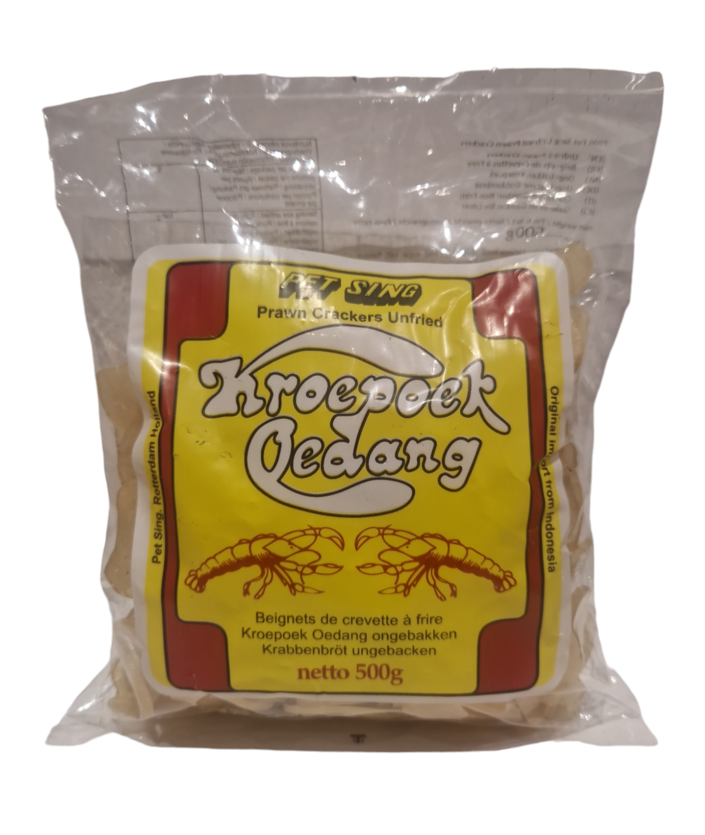 Shrimpkrupuk, Pet Sing, 500g