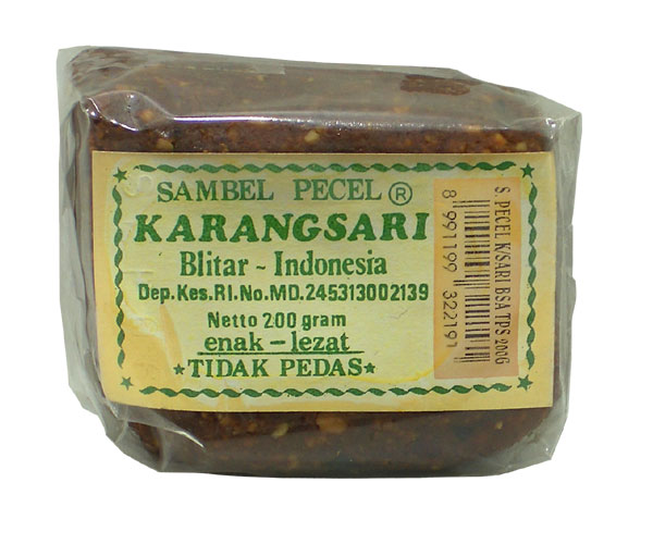 Sambal  Pecel Karangsari, Tidak  Pedas, 200g