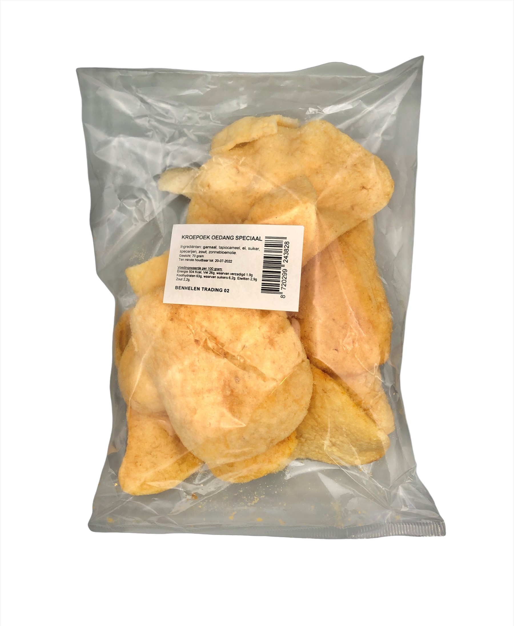 Shrimpkrupuk Spezial, gebraten, Benhelen, 70g