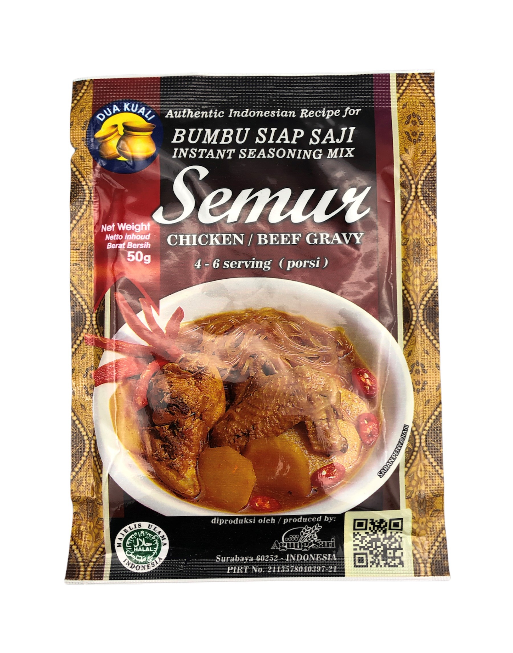 Semur, Dua Kuali, 50g