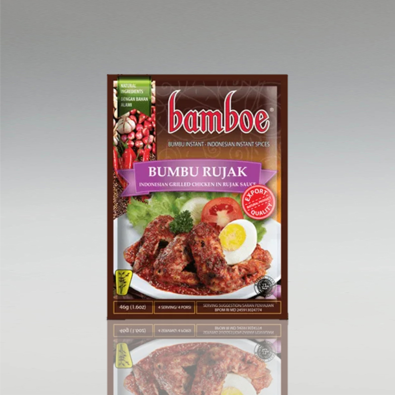 12 x Bumbu Rujak, Bamboe, 49g