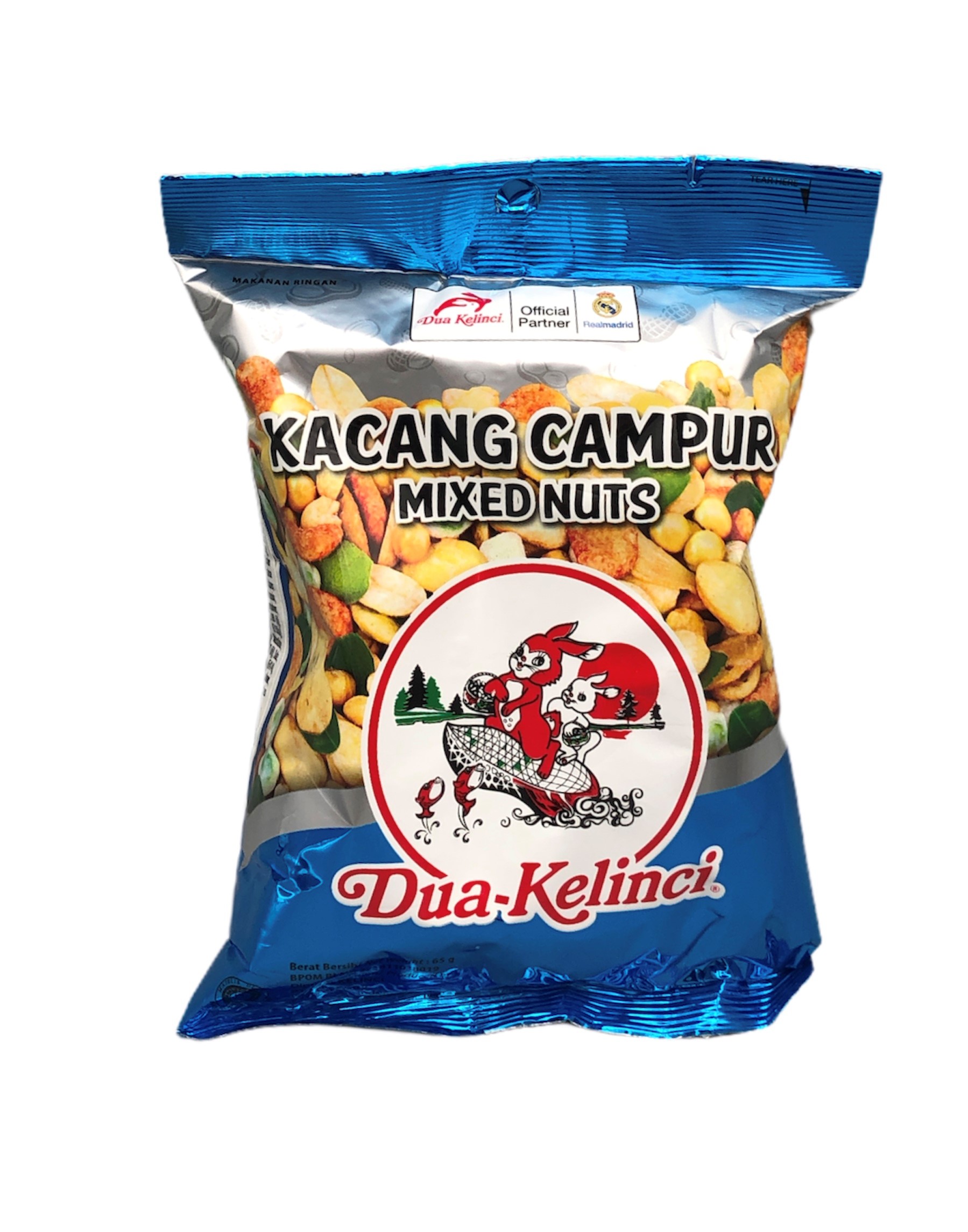 Kacang Campur Mixed Nuts, Dua Kelinci, 65g