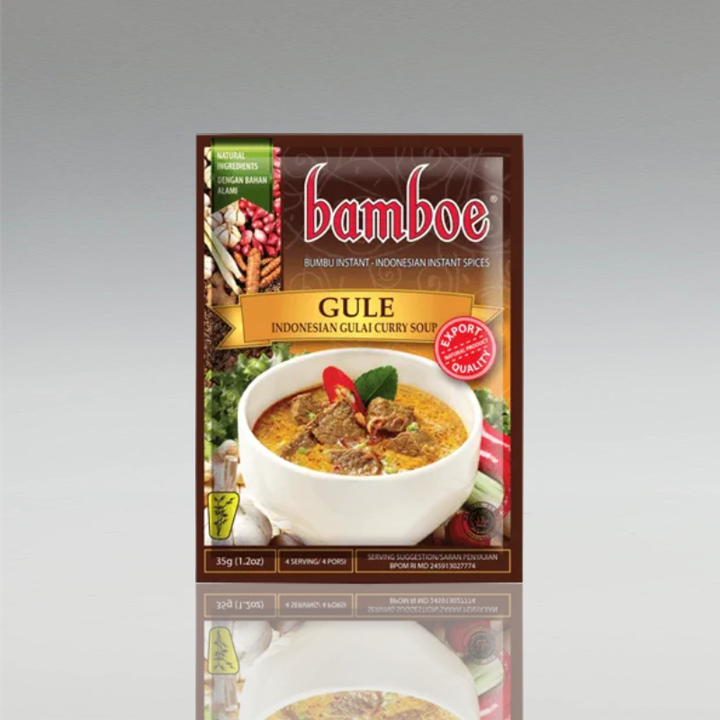 12 x Gule, Bamboe, 35g