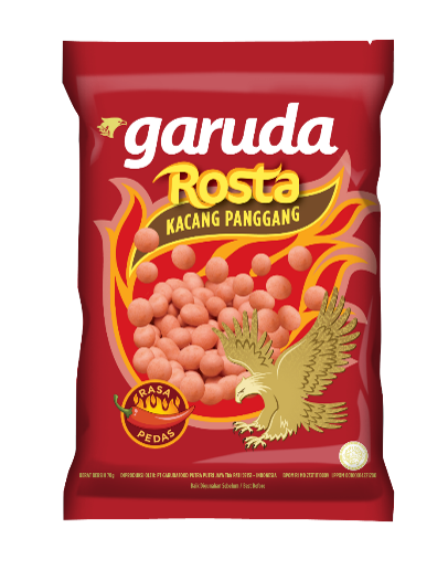 Kacang Atom Pedas (Rosta Pedas), Garuda, 95g