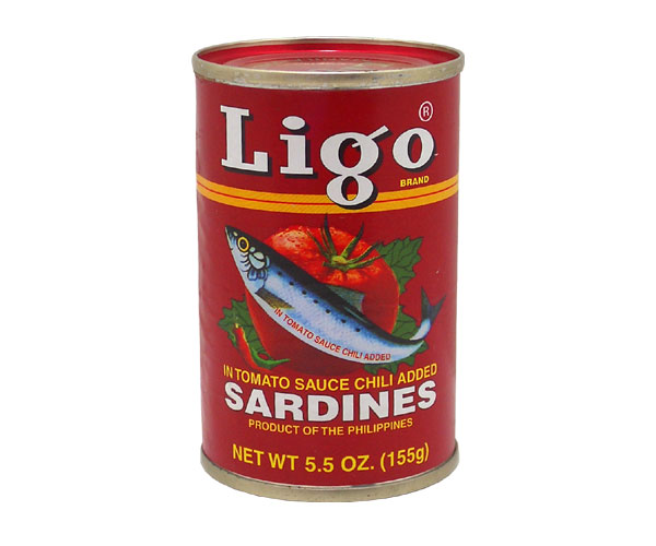 Sardinen in scharfer Tomatensoße, Ligo, 155g