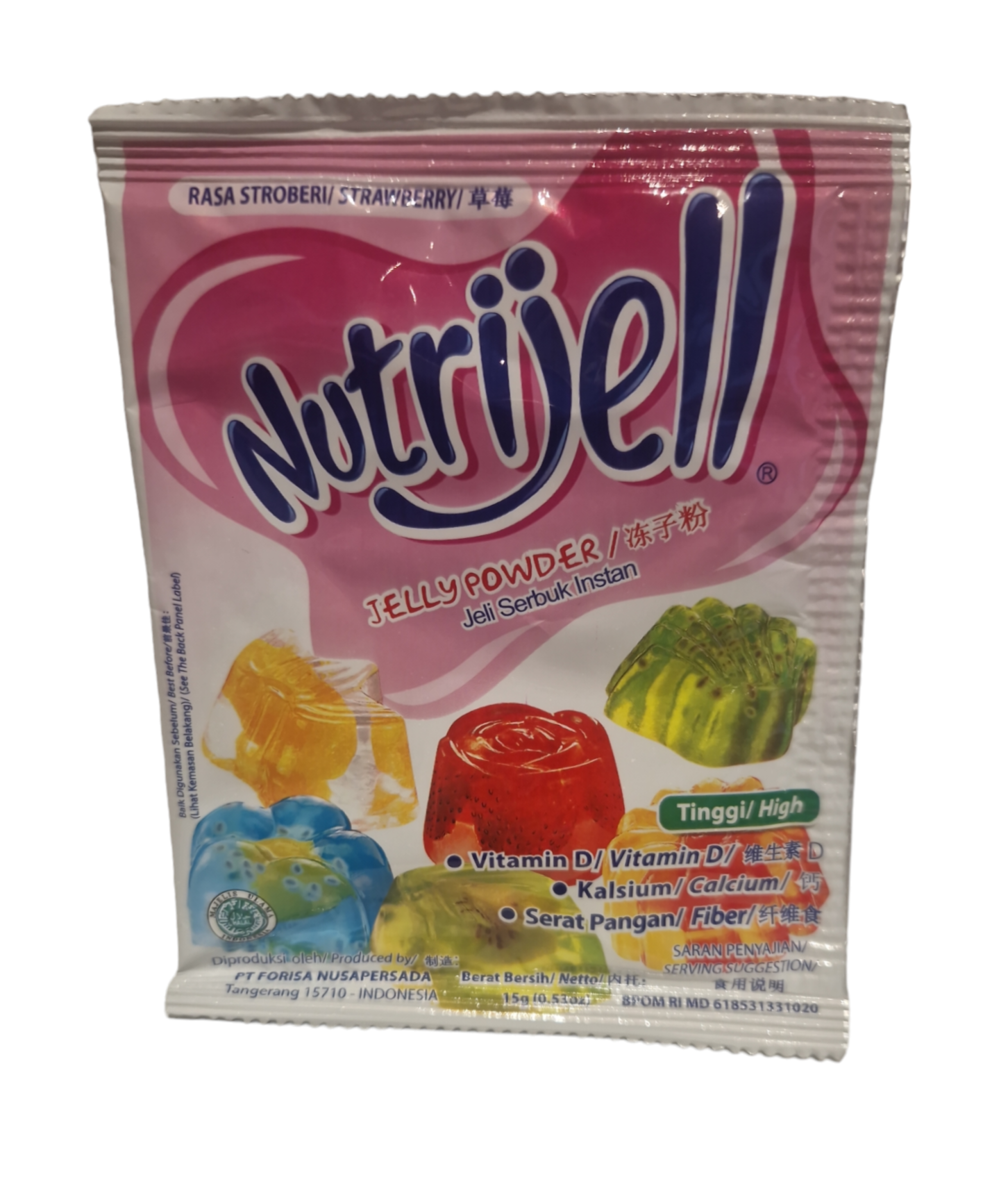 Nutrijell Erdbeer, 15g