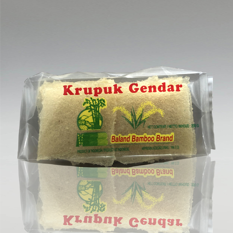 Krupuk Gendar - Reiskrupuk -  Baland Bamboo, 200g