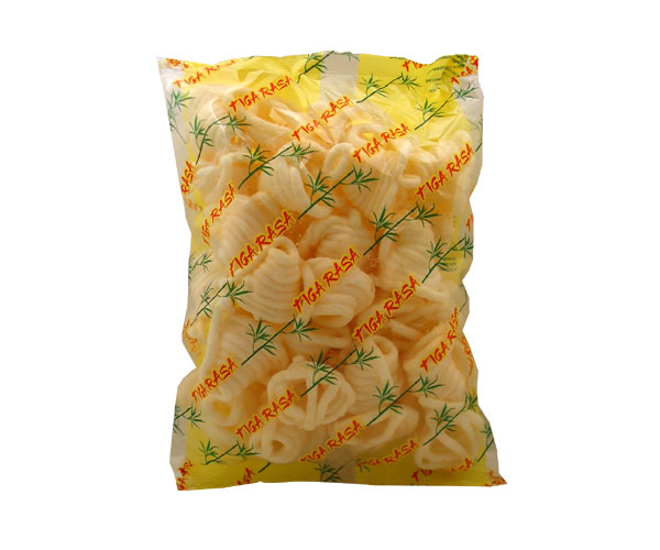 Krupuk Keong, gebraten, Tiga Rasa, 70g