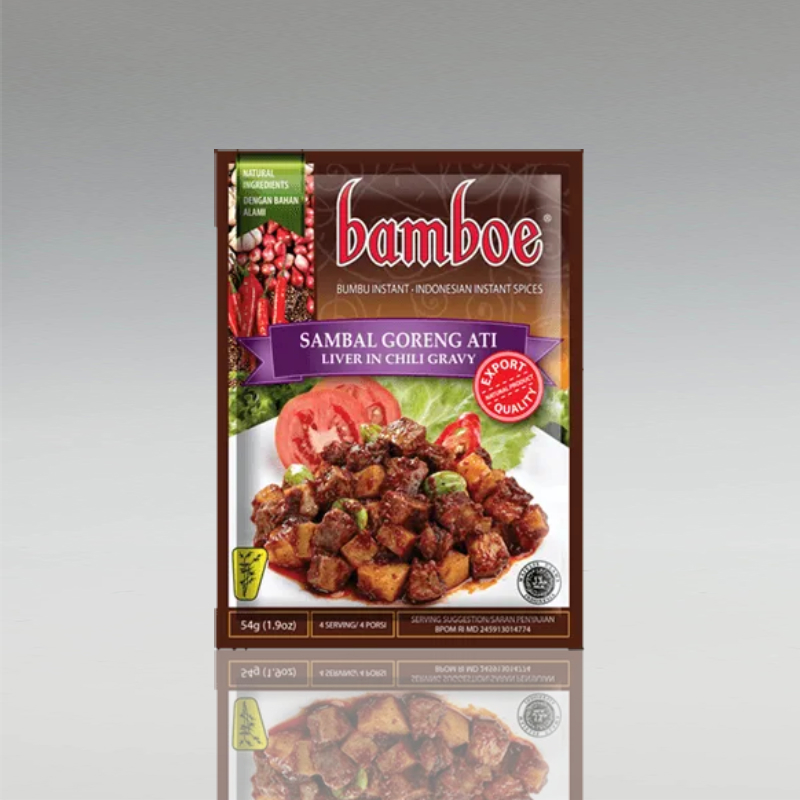 12 x Sambal Goreng Ati, Bamboe, 54g