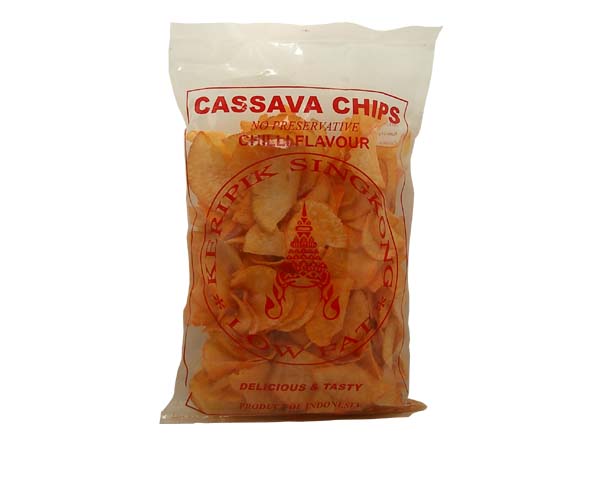 Cassavechips, Cap Payung, scharf, 250g