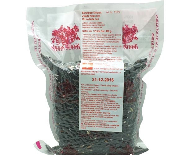 Schwarzer Klebreis, North South, 400g