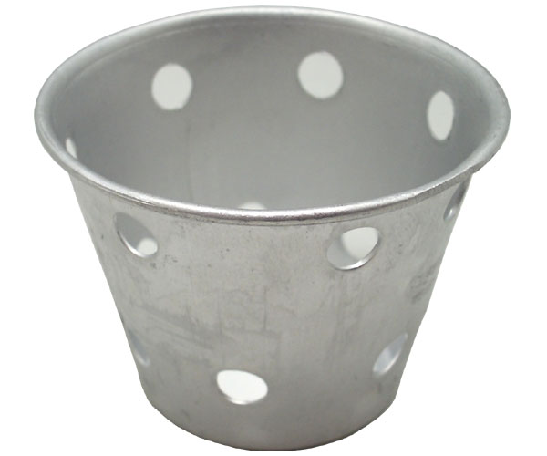 Ind. Muffin Backform, mit Löchern, 6cm