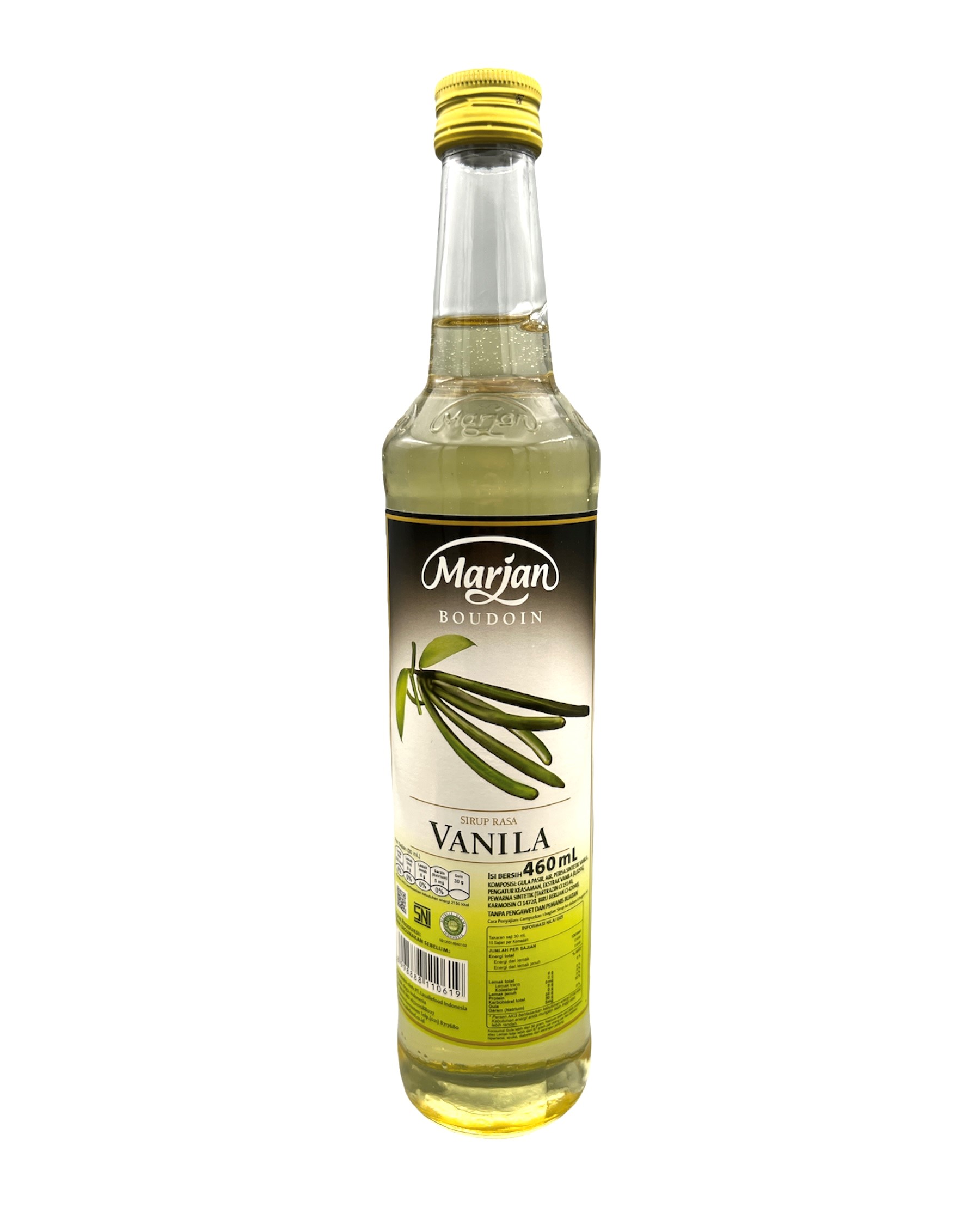 Vanillesyrup, Marjan, 420ml