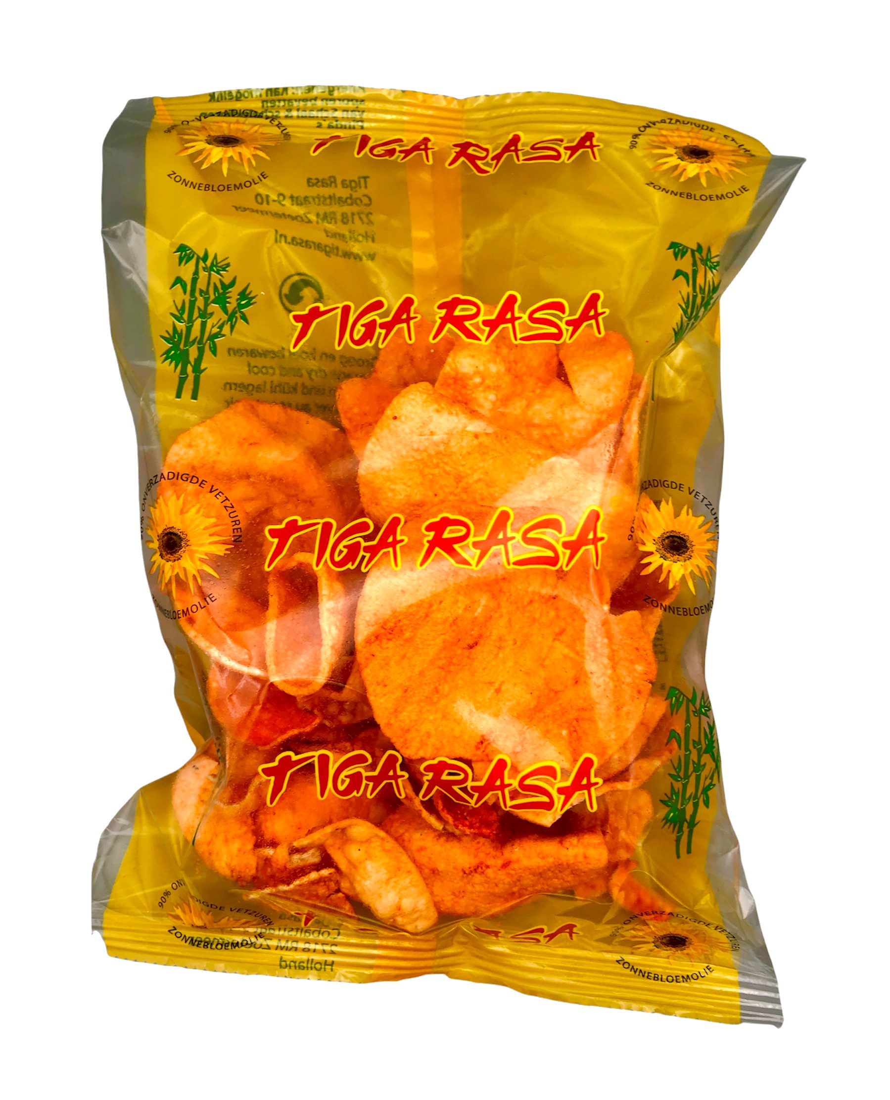 Kartoffelkrupuk, süß-scharf, gebraten, Tiga Rasa, 70g