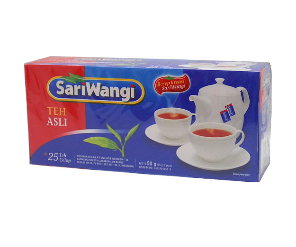 Sari Wangi, Schwarztee, 25 x 2g