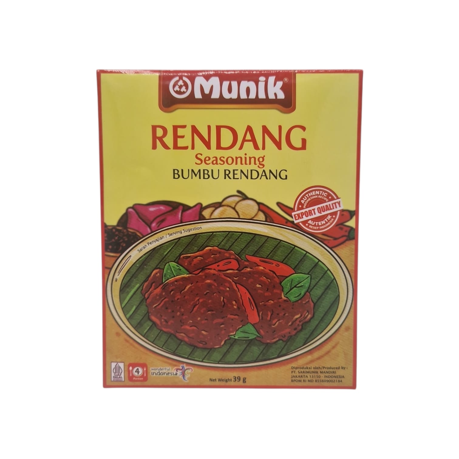 Rendang, Munik, 39g