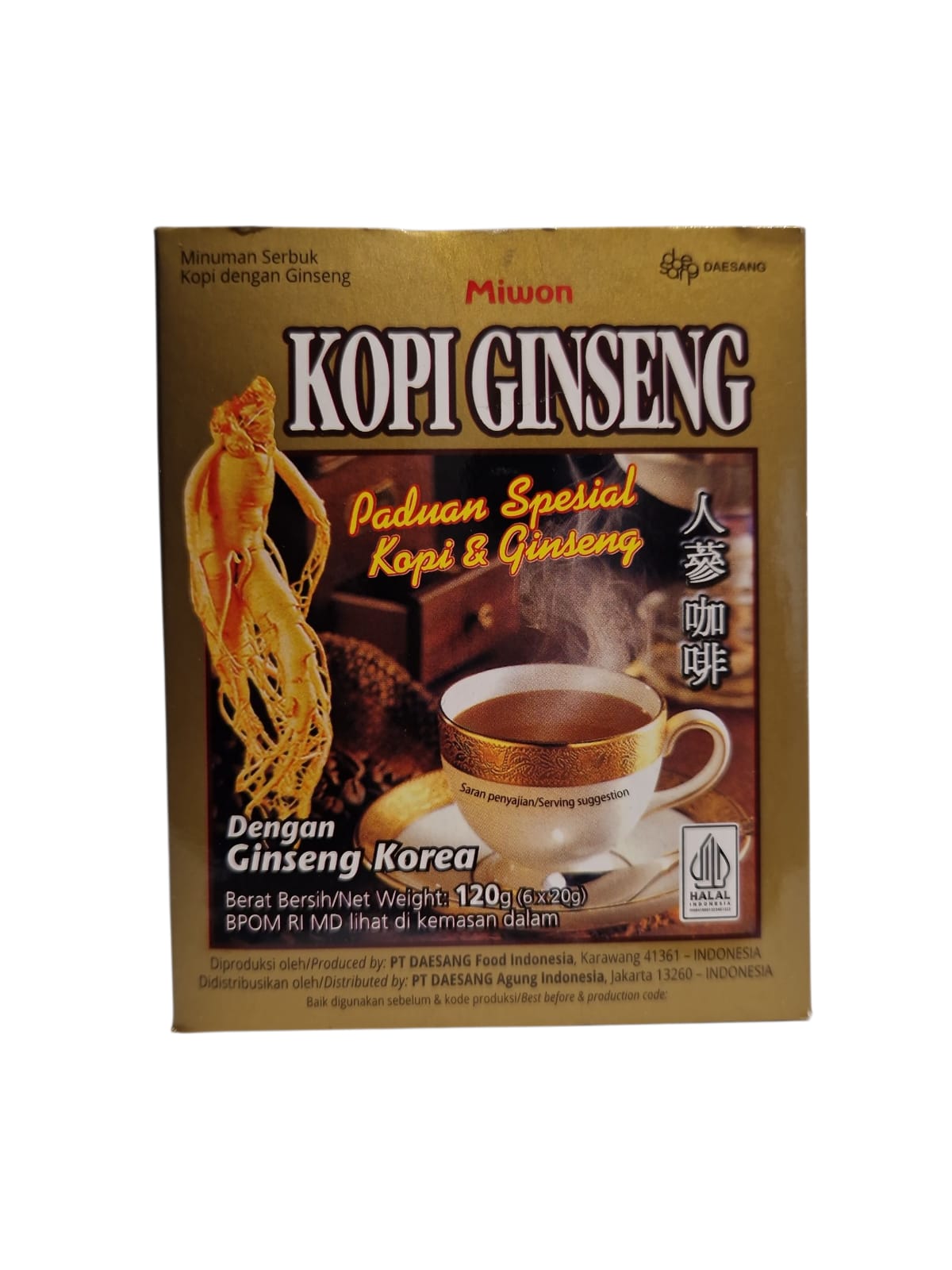 Gisengkaffee, Miwon, 120g
