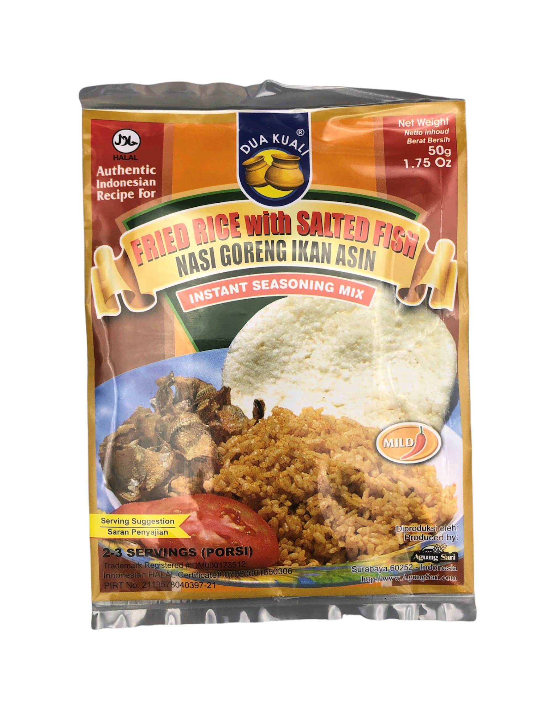 Nasi Goreng Ikan Asin, Dua Kuali, 50g