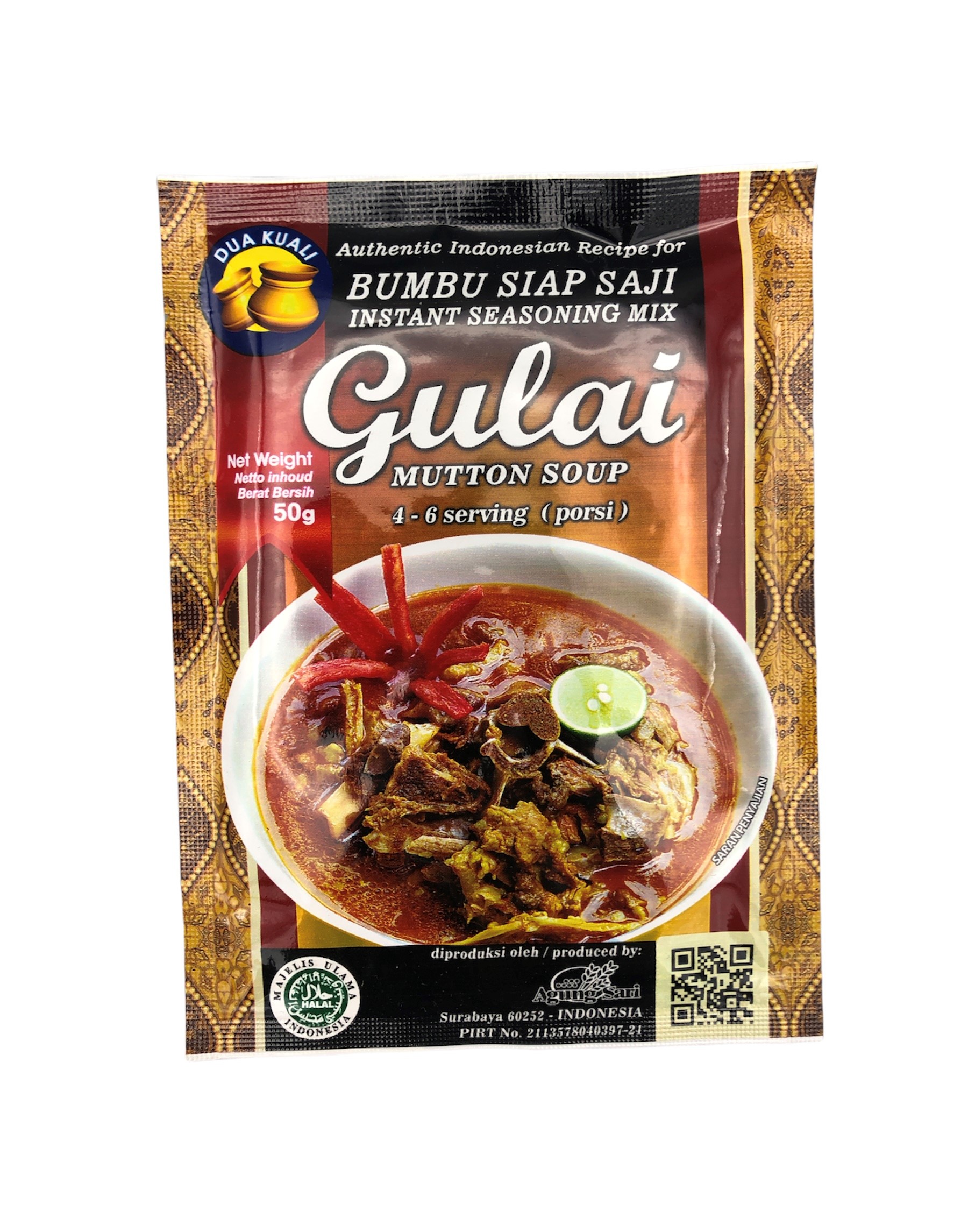 Gule, Dua Kuali, 50g