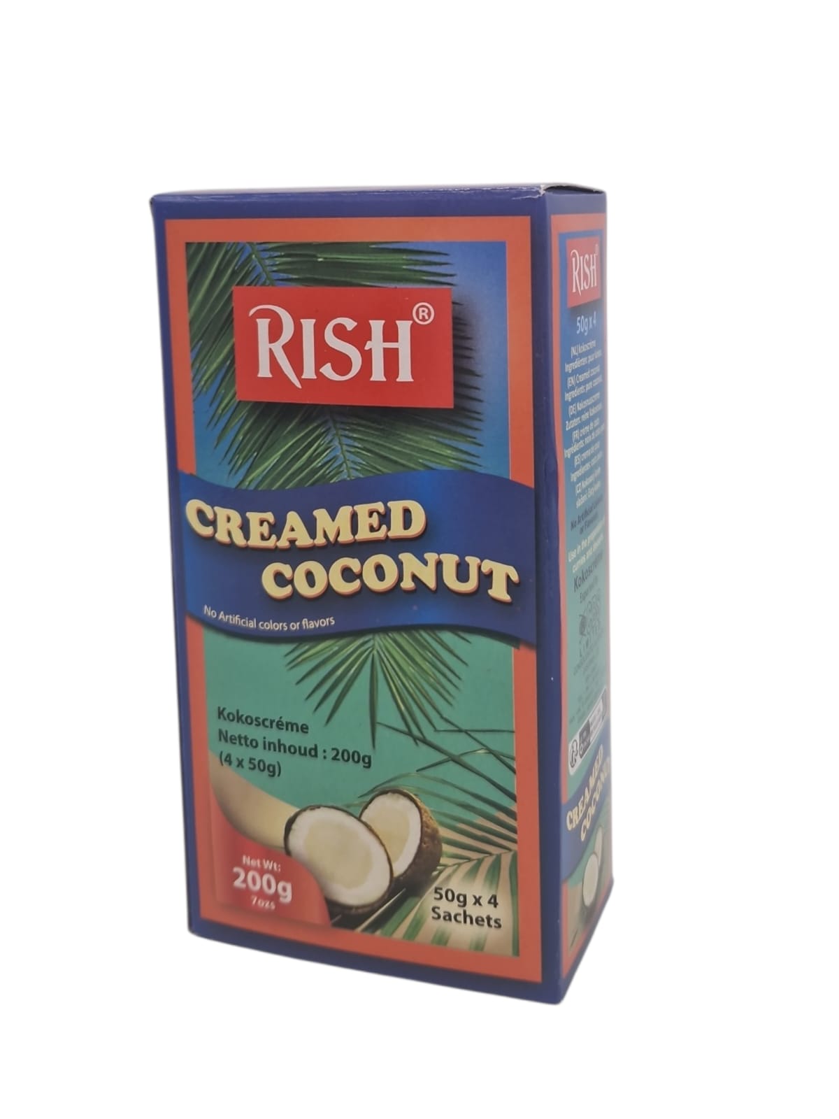 Kokosnusscreme im Block, Rish, (4x50g) 200g