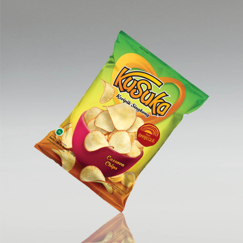 Kripik Singkong, "Barbeque", Kusuka, 180g