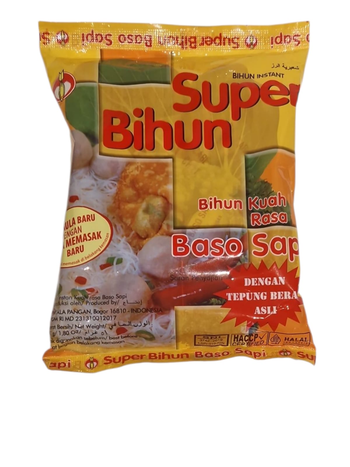 Super Bihun Baso Sapi, 51g
