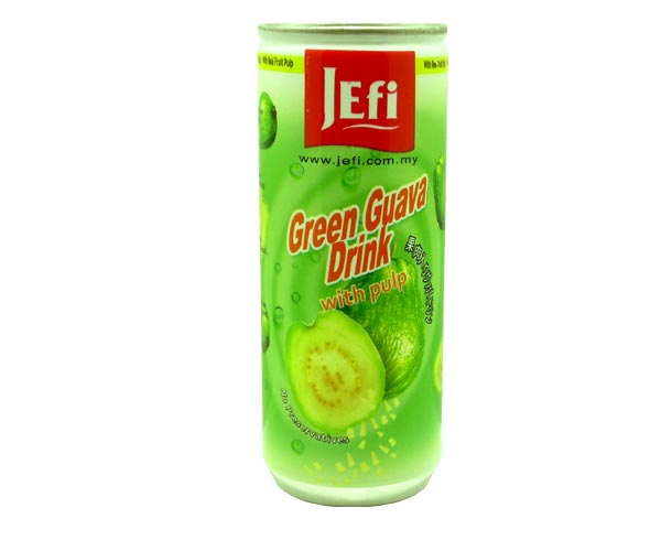 Grüner Guavesaft mit Fruchtfleisch, Jefi, 240ml