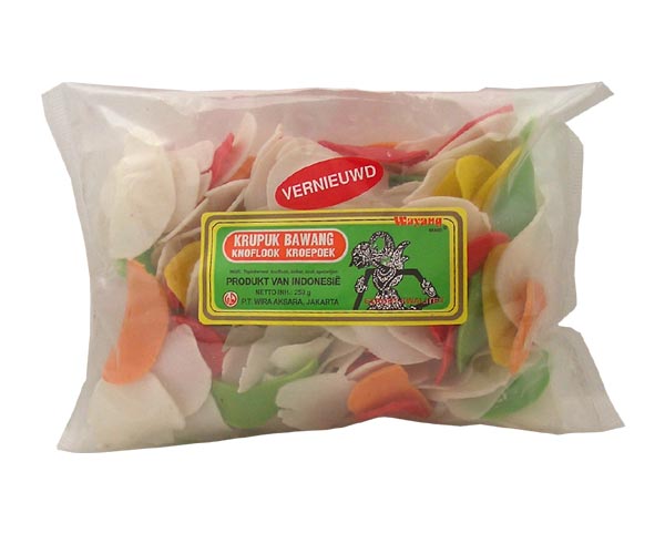 Zwiebelkrupuk, bunt, Cap Wawang, 250g