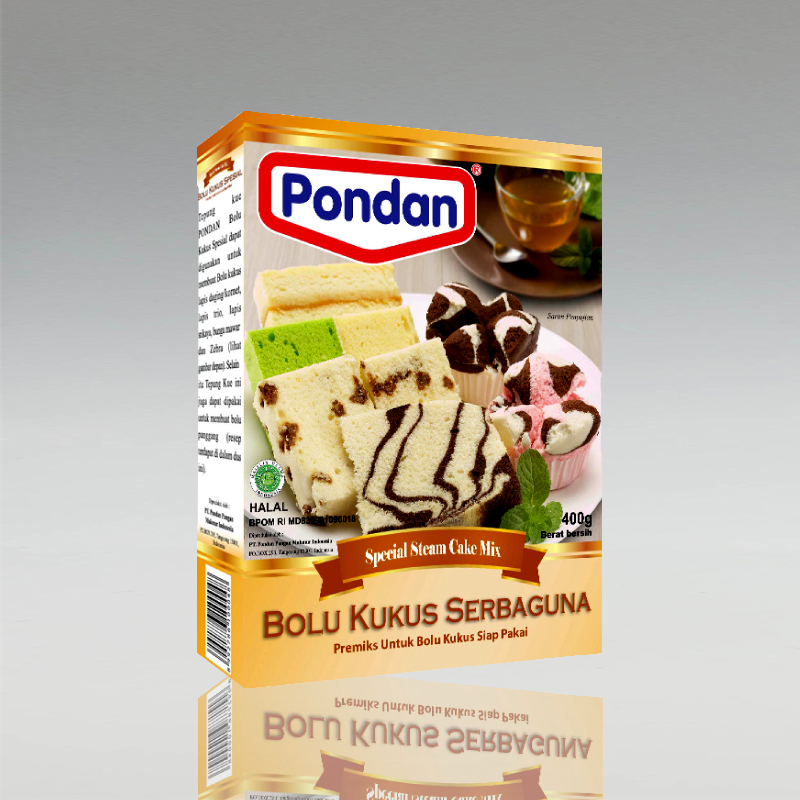 Bolu Kukus Serbaguna, Pondan, 400g