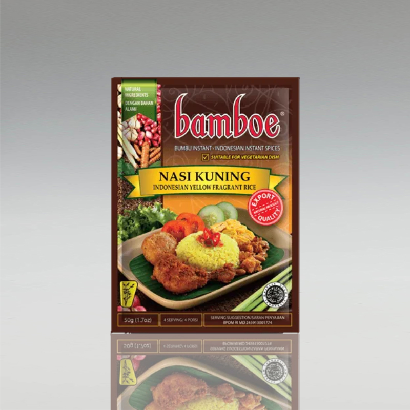 12 x Nasi Kuning, Bamboe, 55g