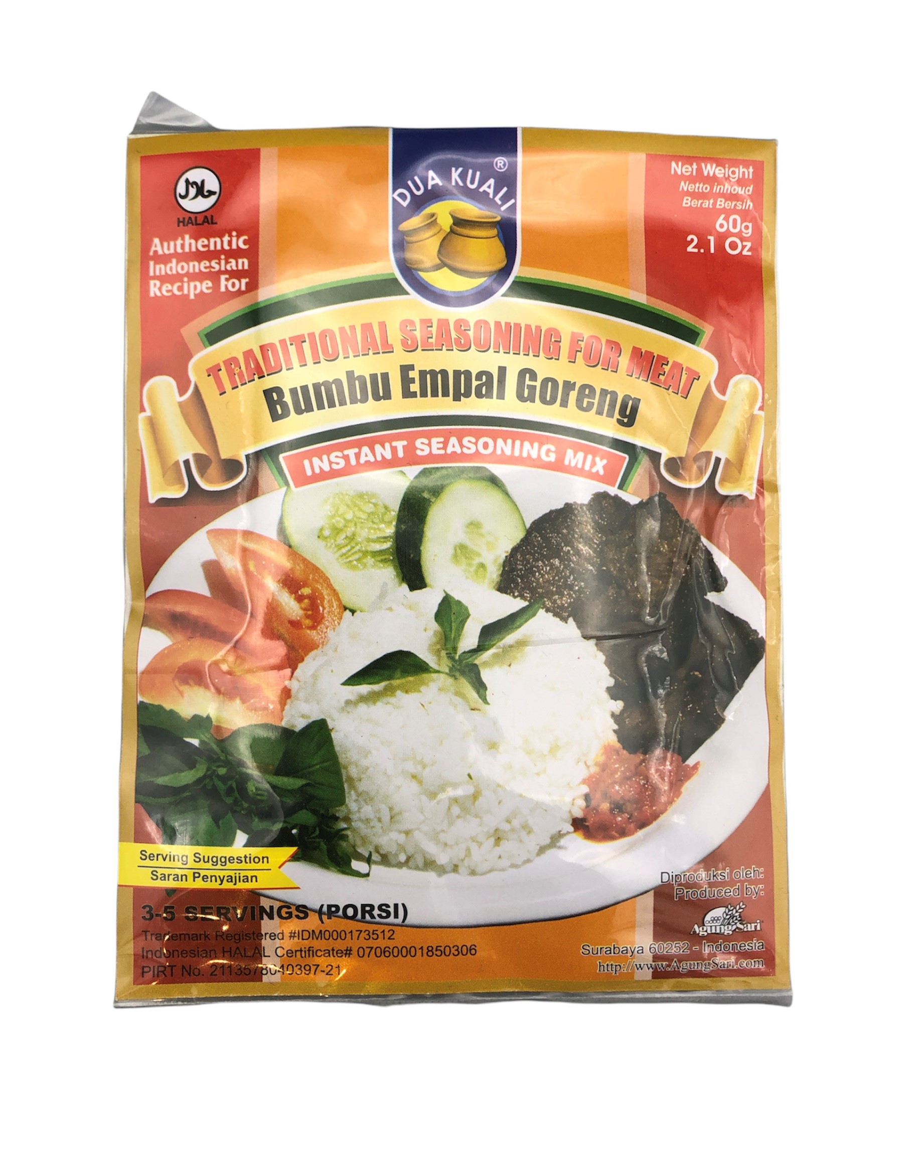 Bumbu Empal Goreng, Dua Kuali, 60g
