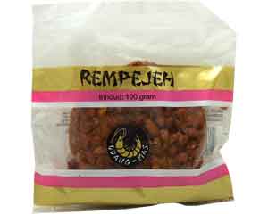 Trad. Krupuk mit Erdnüssen "Rempeyek", Tiga Rasa, 100g