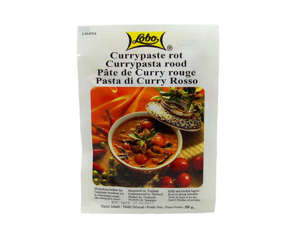 Currypaste, rot, Lobo, 50g