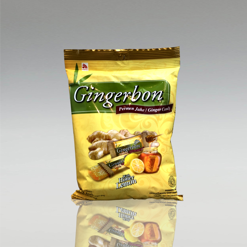 Gingerbon Honey Lemon - Ingwerbonbon mit Honig-Zitrone, 125g
