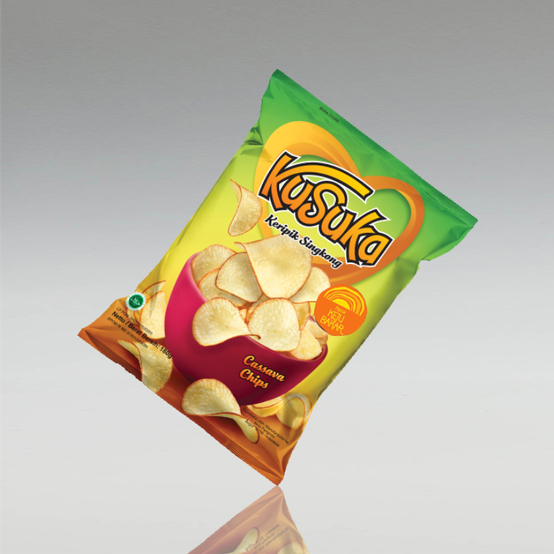 Kripik Singkong "Grilled Cheese", Kusuka, 180g