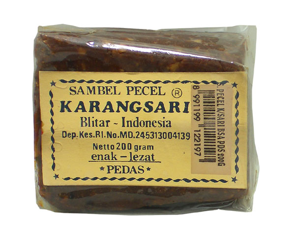 Sambal  Pecel Karangsari, Pedas, 200g