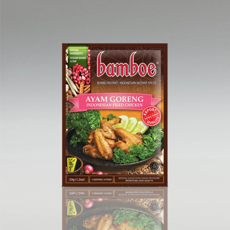 12 x Ayam Goreng, Bamboe, 33g