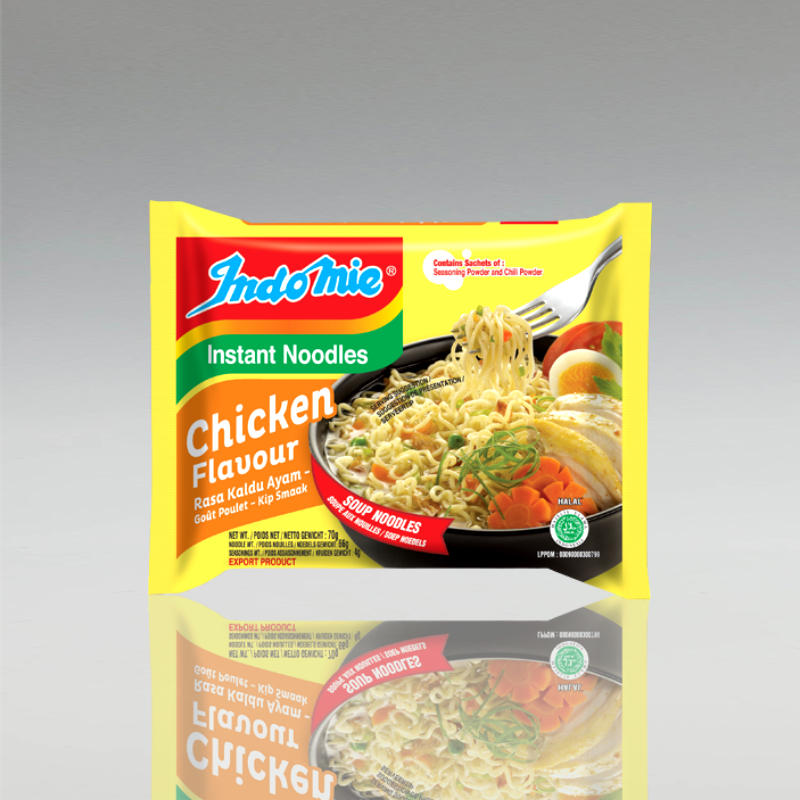 1 Karton (40 Stück) Indomie Chicken Flavour