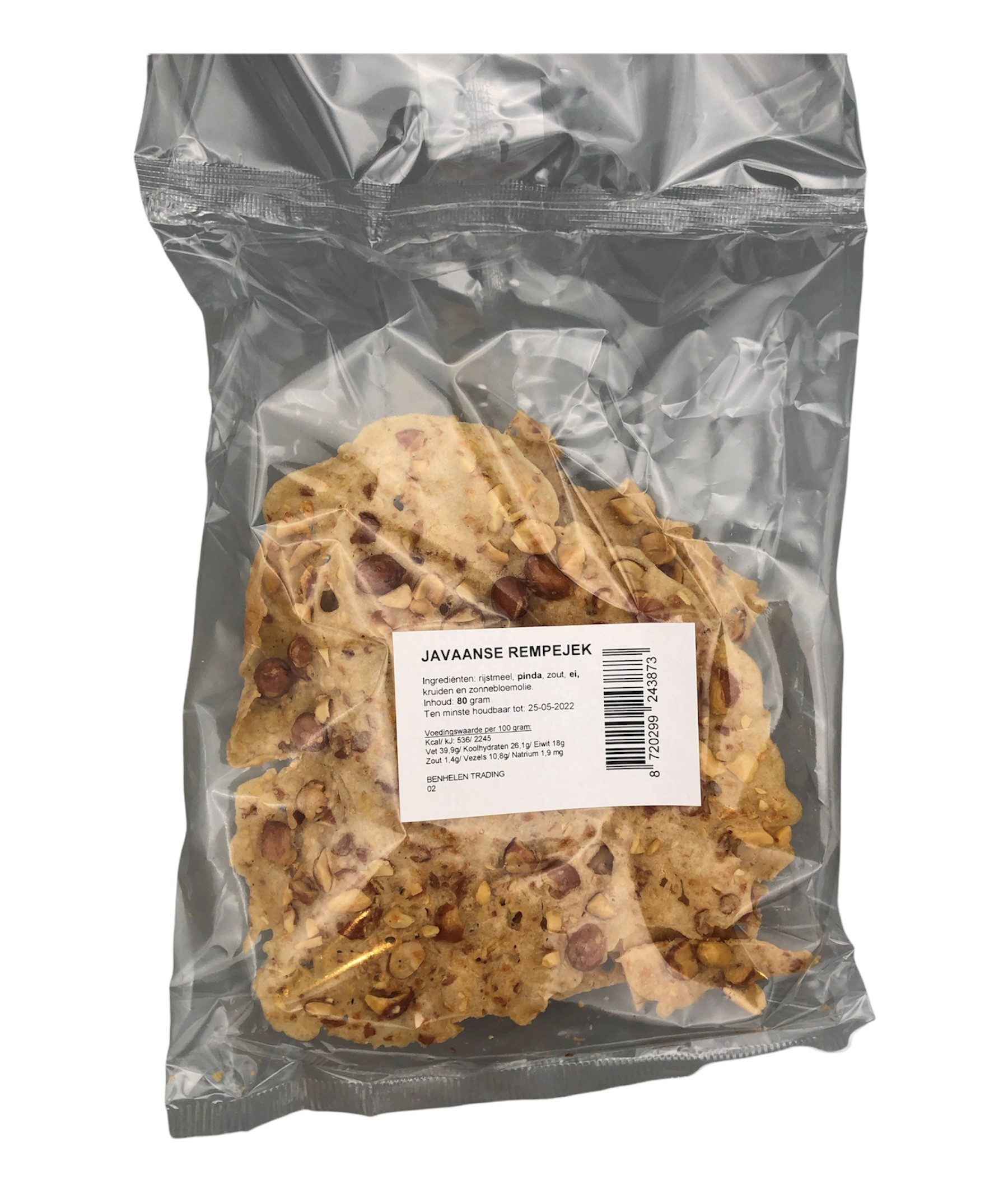 Krupuk Rempejek Javaanse, Benhelen, 80g