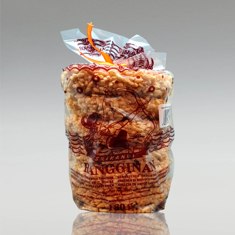 Rangginan Manis - Reiskrupuk, süß, gebraten, Srikandi, 180g