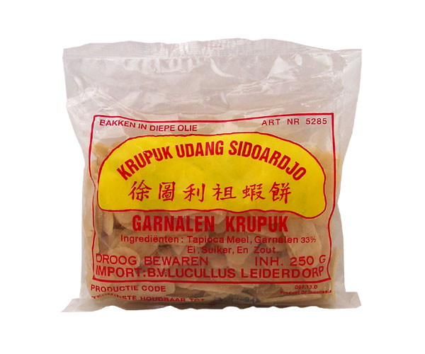 Shrimpkrupuk Sidoarjo, 2 x 3cm, Lucullus, 250g
