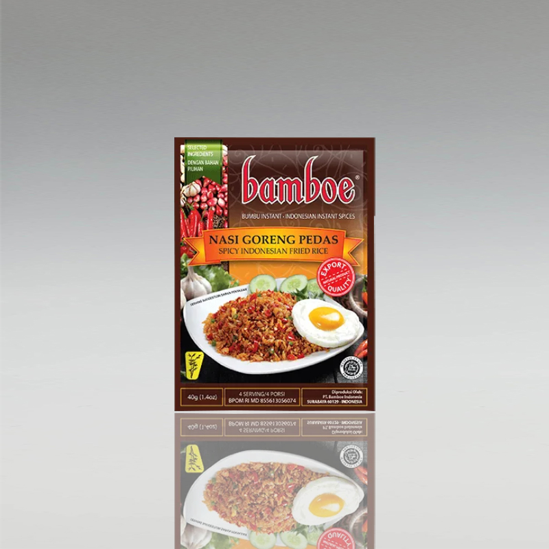 12 x Nasi Goreng Pedas, Bamboe, 40g