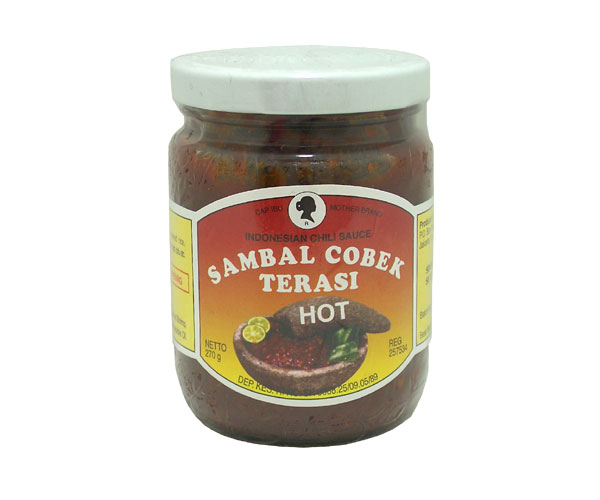 Sambal Cobek Terasi, Cap Ibu, 270g