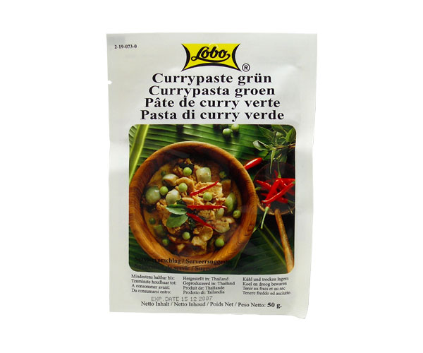 Currypaste, grün, Lobo, 50g