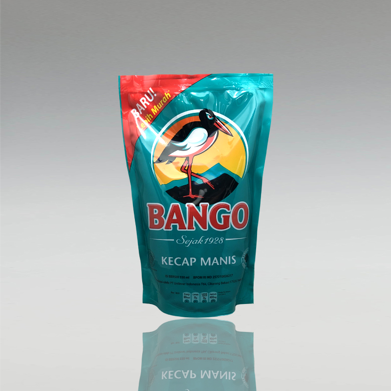 Kecap Manis Refill, Cap Bango, 520ml